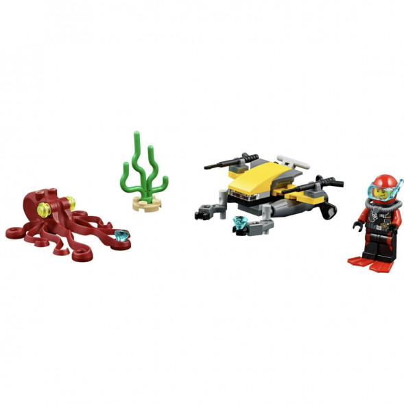 Конструктор LEGO City Deep Sea Explorers 60090 Глубоководный скутер в Волгограде