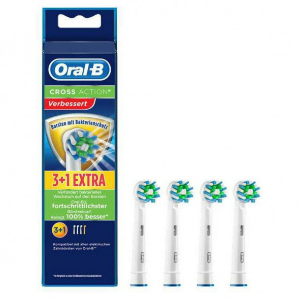 Насадки на зубные щетки Oral-B Cross Action (3+1 Extra), 4 шт. в Волгограде