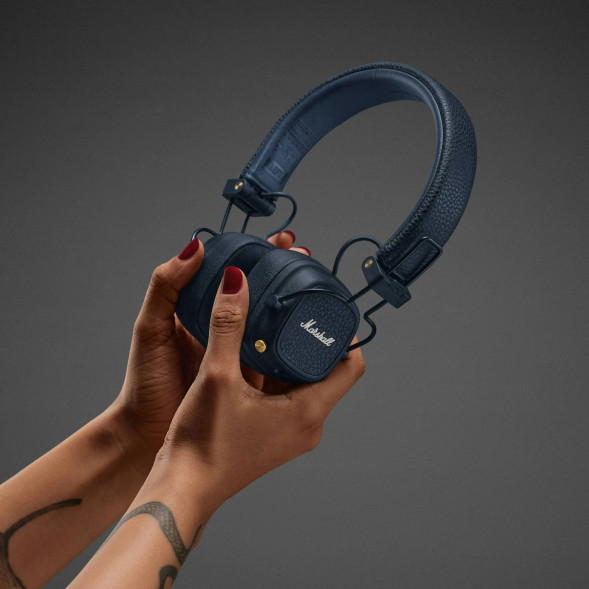 Беспроводные наушники Marshall Major V, синий в Волгограде