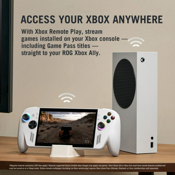 Портативная игровая консоль Asus Rog Ally Xbox 16GB/512GB Z2A, White в Волгограде