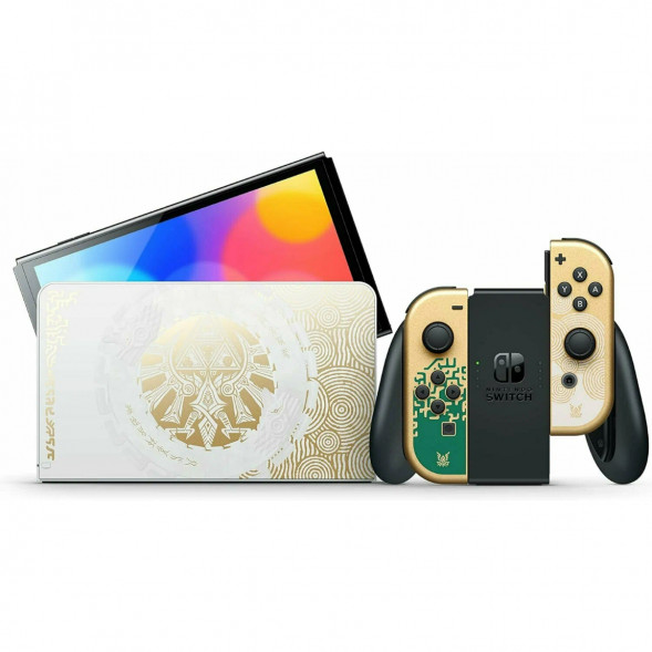 Игровая приставка Nintendo Switch OLED 64 ГБ, без игр, The Legend of Zelda: Tears of the Kingdom в Волгограде