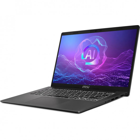 Ноутбук MSI Modern A14 AI+ F3HMG-041XRU (14&amp;quot;, IPS, AMD Ryzen AI 5 330 2ГГц, 4 ядра, 16ГБ DDR5, 512ГБ SSD, AMD Radeon 820M, без ОС), серый в Волгограде