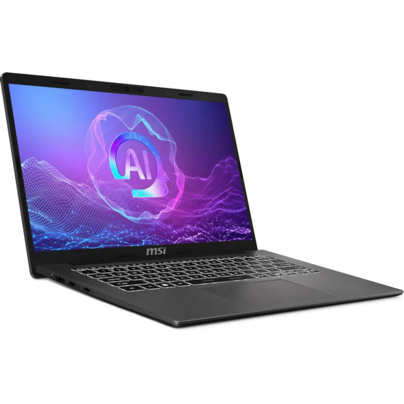 Ноутбук MSI Modern A14 AI+ F3HMG-041XRU (14&amp;quot;, IPS, AMD Ryzen AI 5 330 2ГГц, 4 ядра, 16ГБ DDR5, 512ГБ SSD, AMD Radeon 820M, без ОС), серый в Волгограде