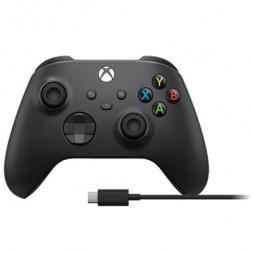 Геймпад Microsoft Xbox Series + USB-C кабель, Carbon Black