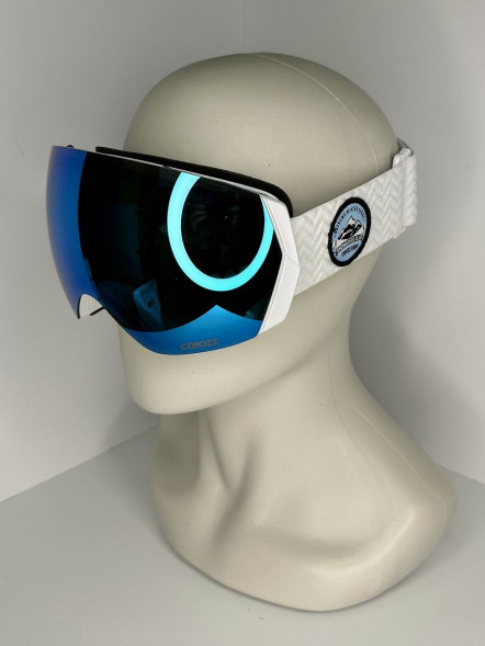 Горнолыжные очки для сноуборда Copozz (голубой, белый) в Волгограде