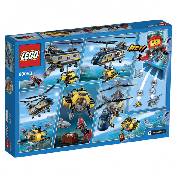 Конструктор LEGO City Deep Sea Explorers 60093 Вертолет исследователей моря в Волгограде