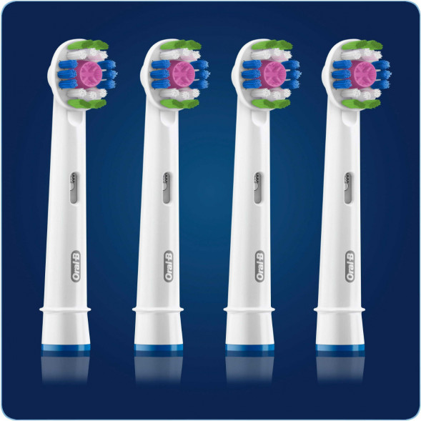 Насадки на зубные щетки Oral-B 3D White, 4 шт. в Волгограде
