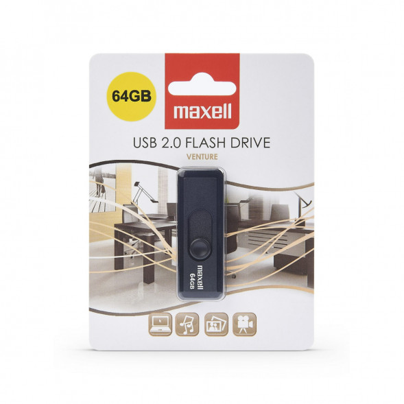 Карта памяти Maxell USB 2.0 64 ГБ Venture в Волгограде
