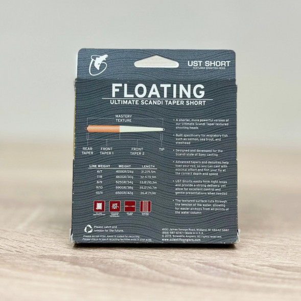 Рыболовная леска Scientific Anglers UST Short St-8/9-f Floating 124997 в Волгограде