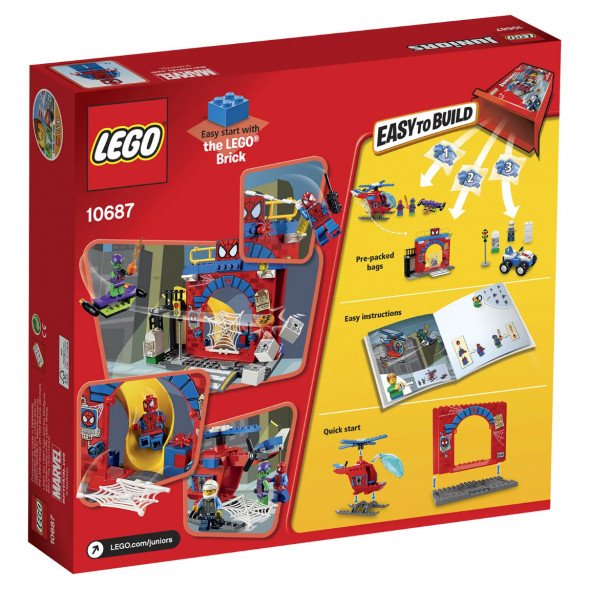 Конструктор LEGO Juniors 10687 Убежище Человека-паука в Волгограде