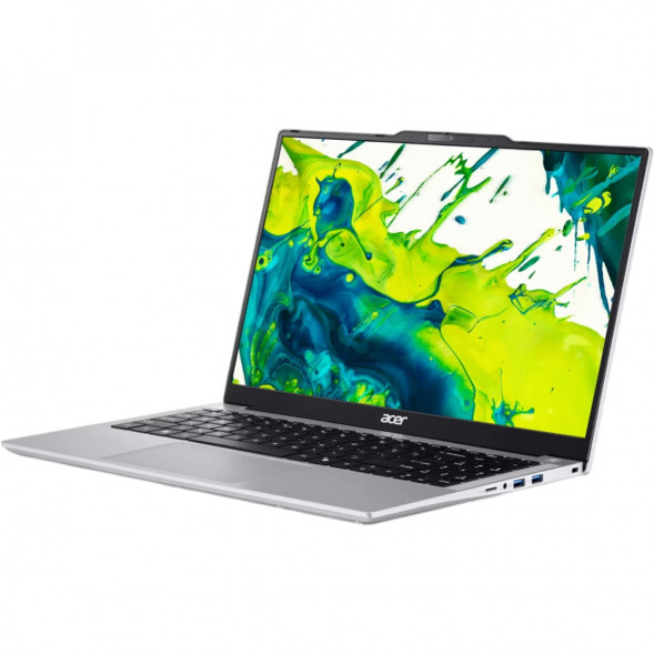 Ноутбук Aser Aspire Lite 15 AL15-53P-56PA (15.6&amp;quot;, IPS, Intel Core 5 120U, 10 ядер, 16 ГБ DDR4, 512 ГБ SSD, Intel Graphics, без ОС), серебристый в Волгограде