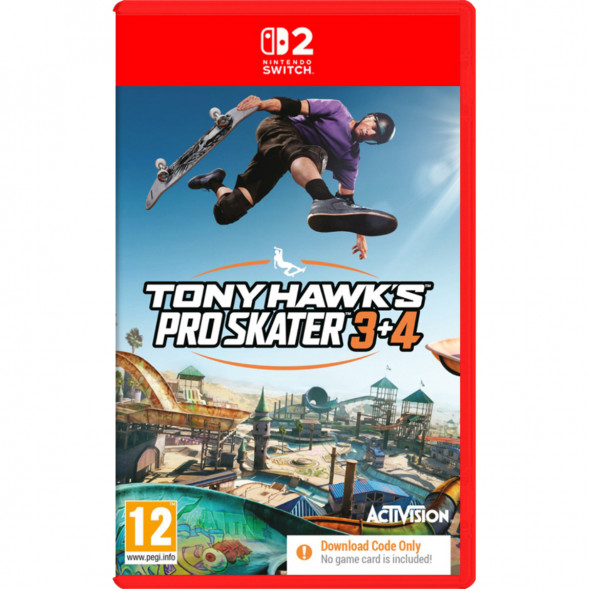 Игра Tony Hawk&amp;#039;s Pro Skater 3+4 (код загрузки) [Nintendo Switch 2, английская версия] в Волгограде