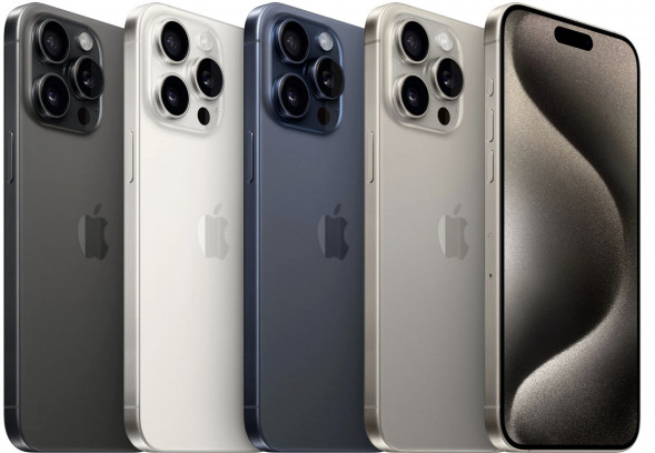 Смартфон Apple iPhone 15 Pro Max 256 ГБ, Dual: nano SIM + eSIM, белый титан в Волгограде