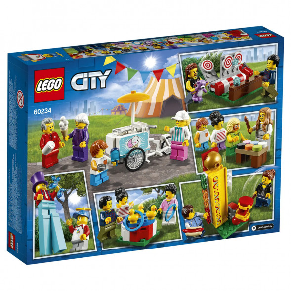 Конструктор LEGO City Town 60234 Комплект минифигурок Весёлая ярмарка в Волгограде