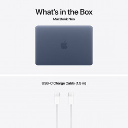 Ноутбук Apple MacBook Neo MHFG4 (A18 Pro 5-Core GPU, 8/512GB), Синий/Indigo