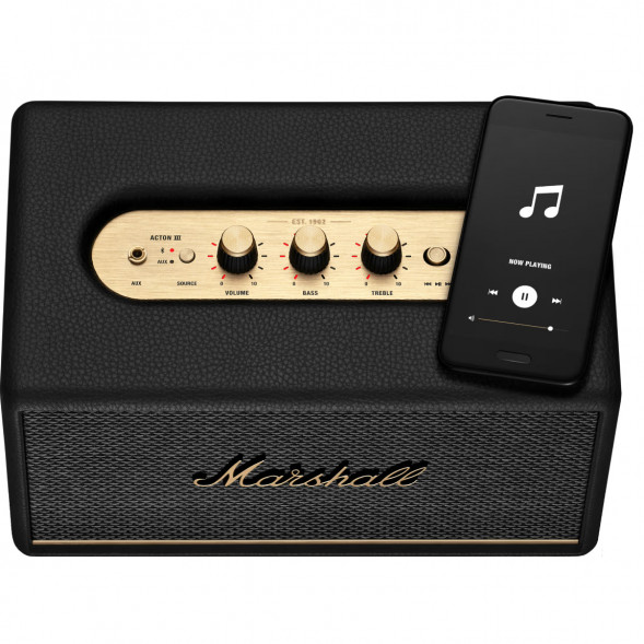 Портативная акустика Marshall Acton III, 60 Вт, черный в Волгограде