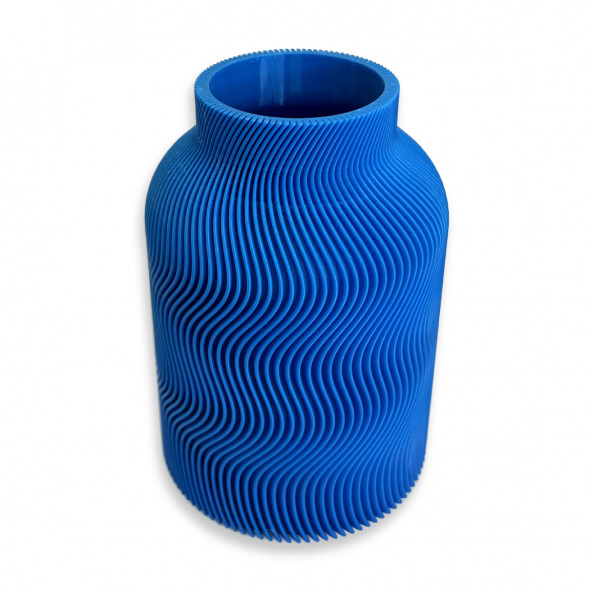 Ваза для сухоцветов HatRom Wave, синий в Волгограде