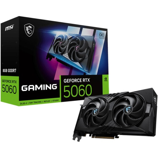 Видеокарта MSI RTX 5060 8 ГБ RTL (RTX 5060 8G GAMING OC) в Волгограде
