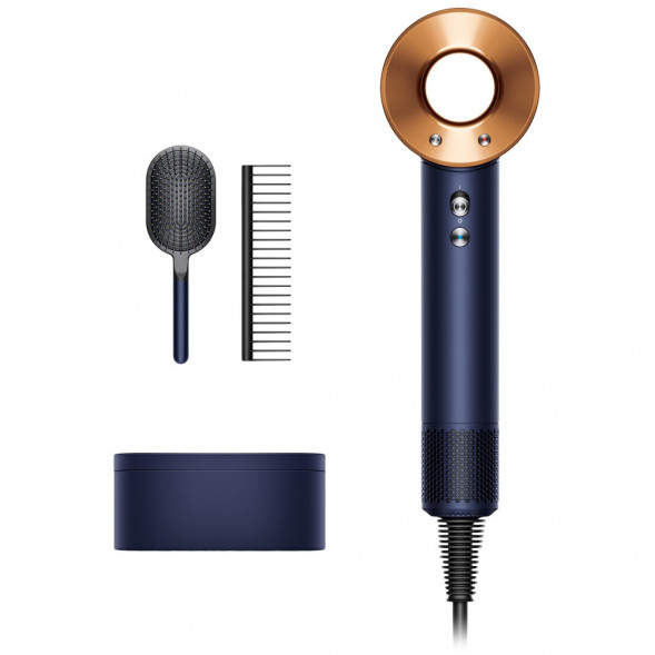 Фен Dyson Supersonic HD07 с набором расчесок, синий/медный в Волгограде
