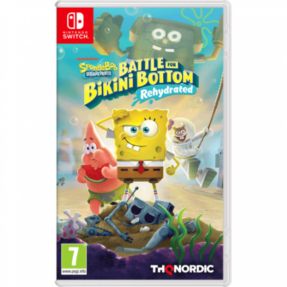 Игра SpongeBob SquarePants: Battle for Bikini Bottom - Rehydrated [Nintendo Switch, русские субтитры] в Волгограде
