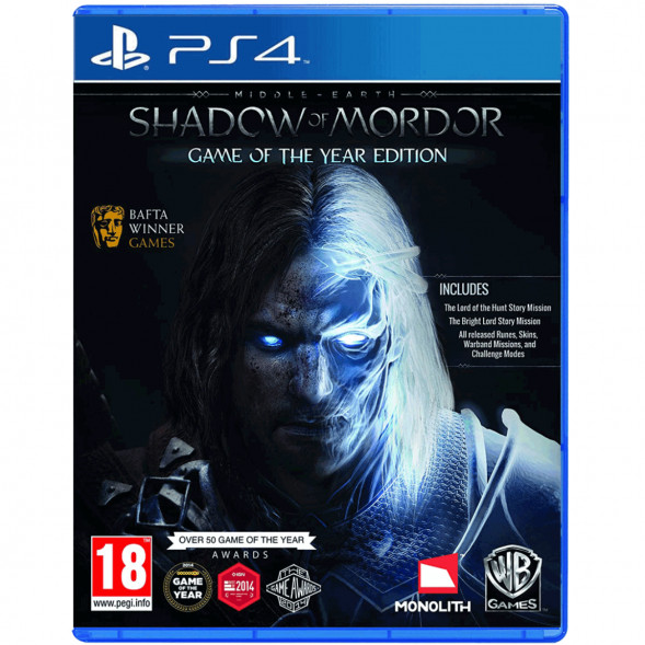 Игра Middle Earth: Shadow Of Mordor. Game of the Year Edition [PS4, русские субтитры] в Волгограде
