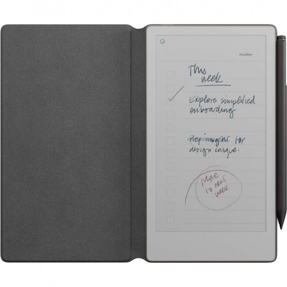 Графический планшет reMarkable Paper Pro Move + Стилус MarkerPlus + Чехол BookFolio Premium Leather, Black в Волгограде
