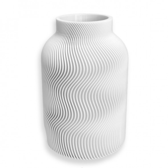 Ваза для сухоцветов HatRom Wave, белый в Волгограде
