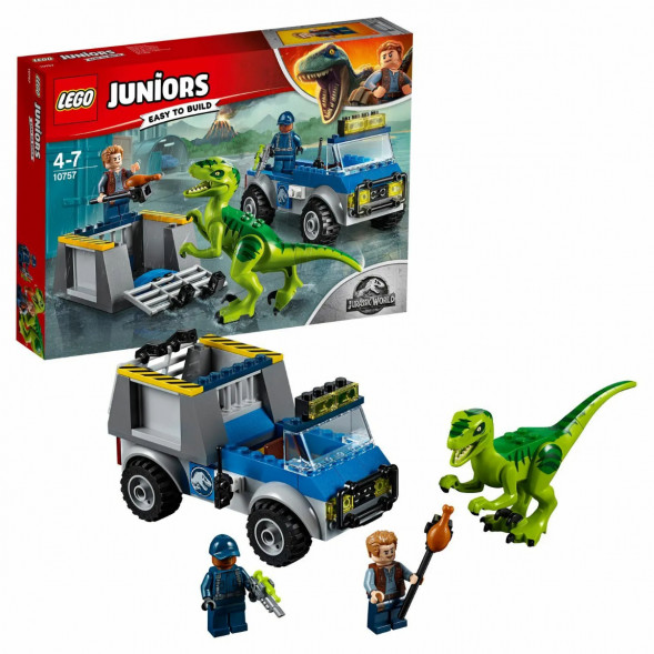 Конструктор LEGO Juniors 10757 Грузовик спасателей для перевозки раптора в Волгограде