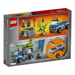 Конструктор LEGO Juniors 10757 Грузовик спасателей для перевозки раптора